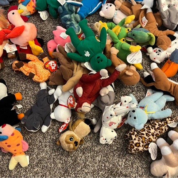 Ty Mini Vintage Beanie Baby Lot Of 65, Christmas Exclusives & Animals McDonald’s - Picture 4 of 7